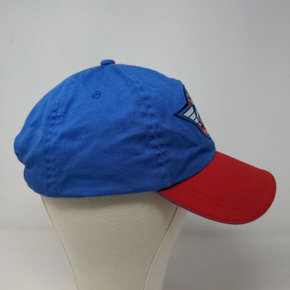 Marvel Men's Slideback Hat Blue Red Adjustable Embroidered Captain America Logo - Picture 4 of 10